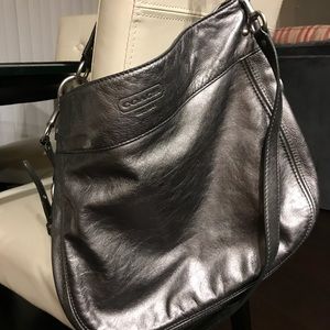 COPY - Coach Large Pewter Handbag